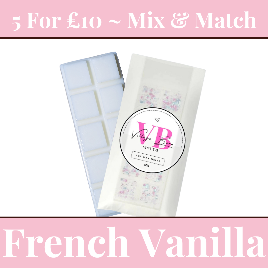 French Vanilla Snap Bar Wax Melt - Villagebarnmelts