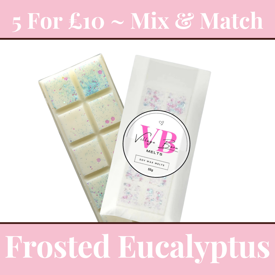 Frosted Eucalyptus Snap Bar Wax Melt - Villagebarnmelts