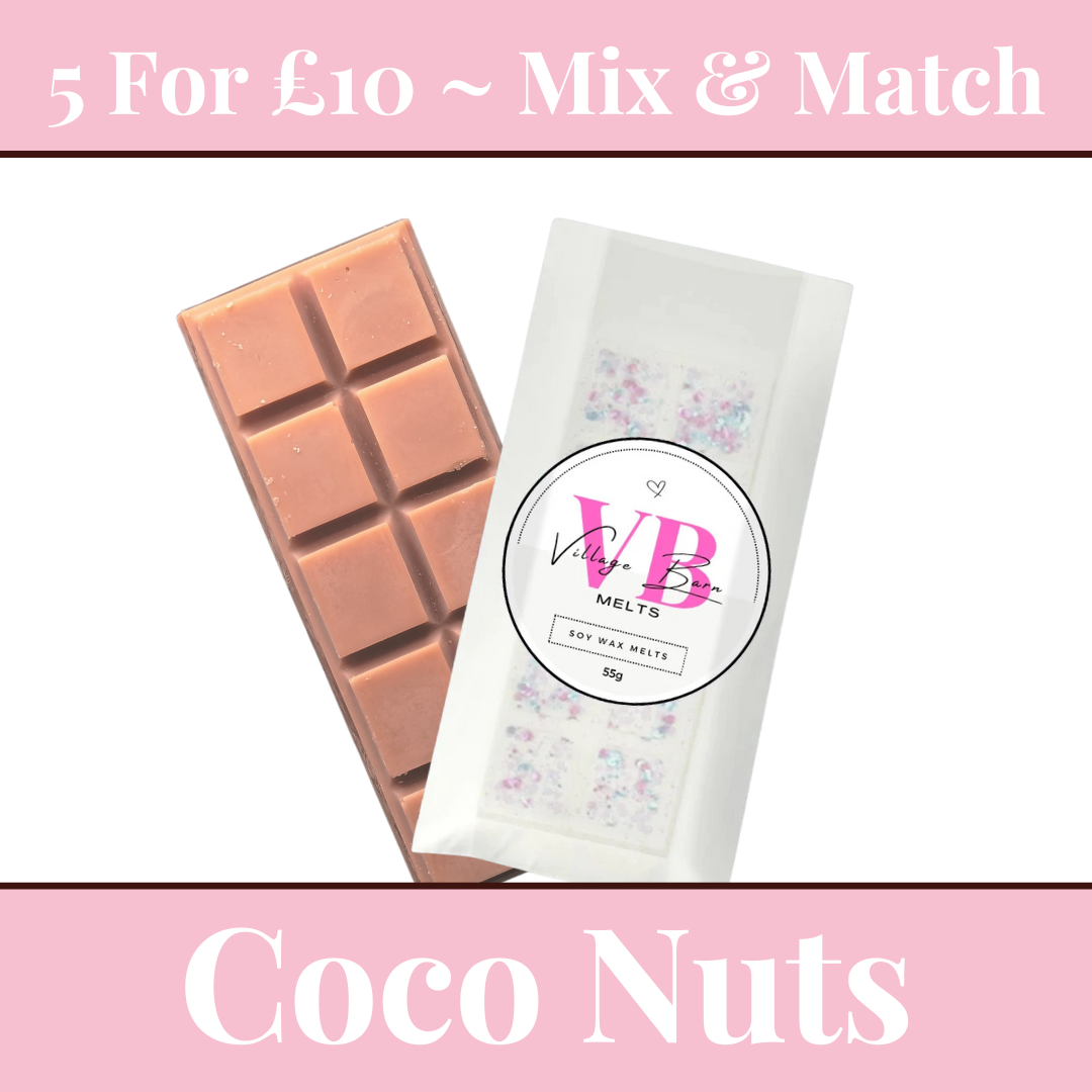 Coco nuts Snap Bar Wax Melt - Villagebarnmelts