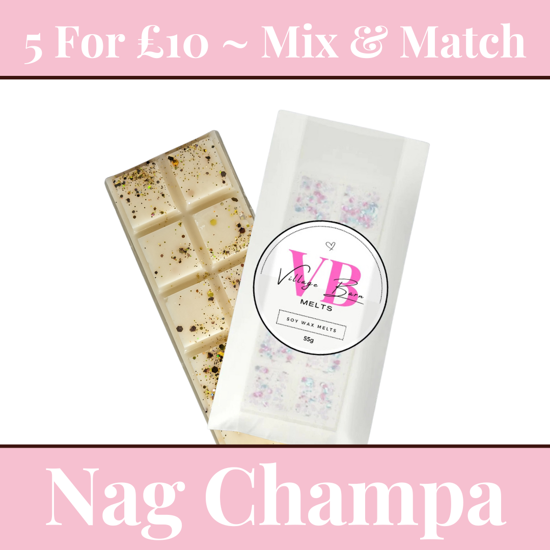 Nag Champa Snap Bar Wax Melt - Villagebarnmelts