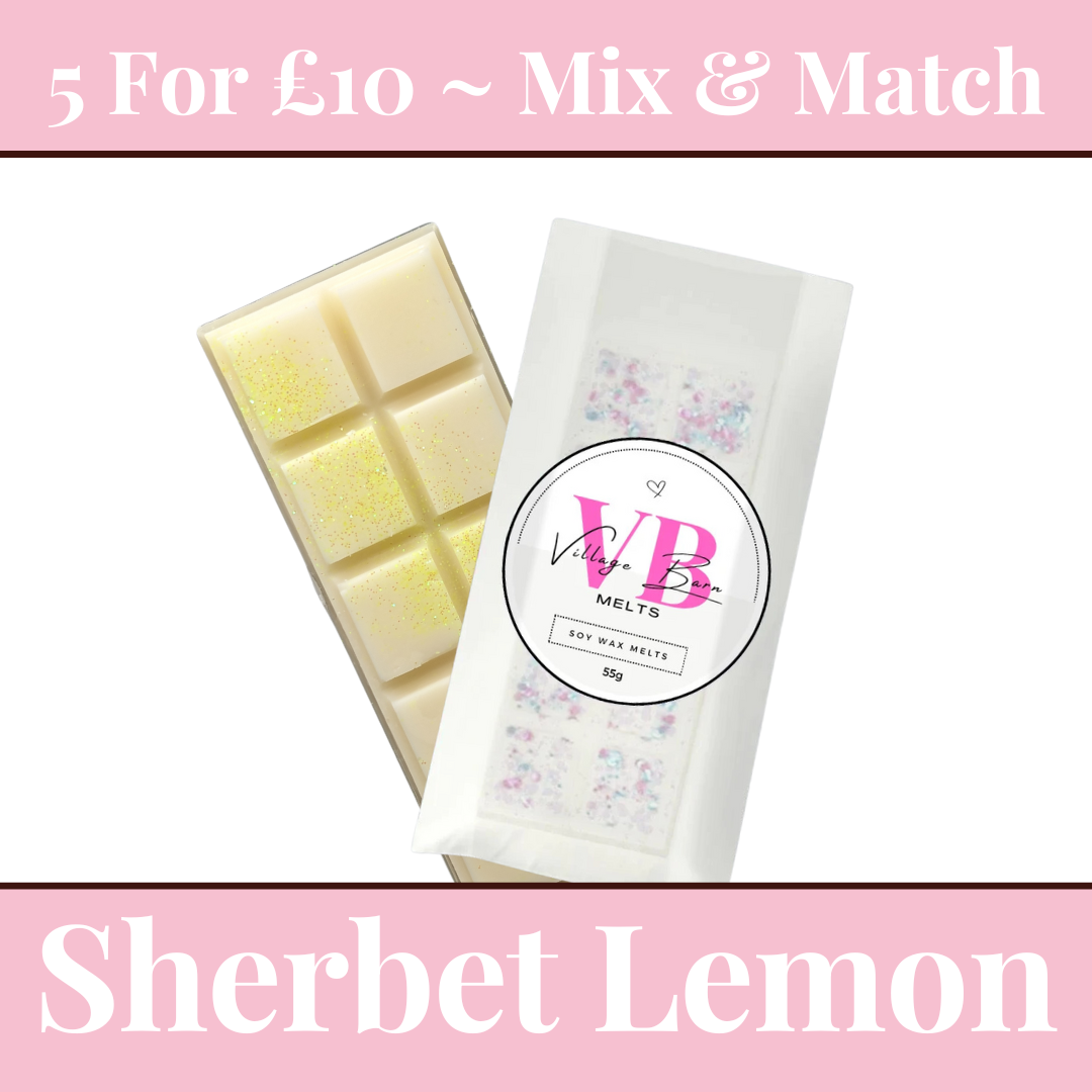 Sherbet Lemon Snap Bar Wax Melt - Villagebarnmelts