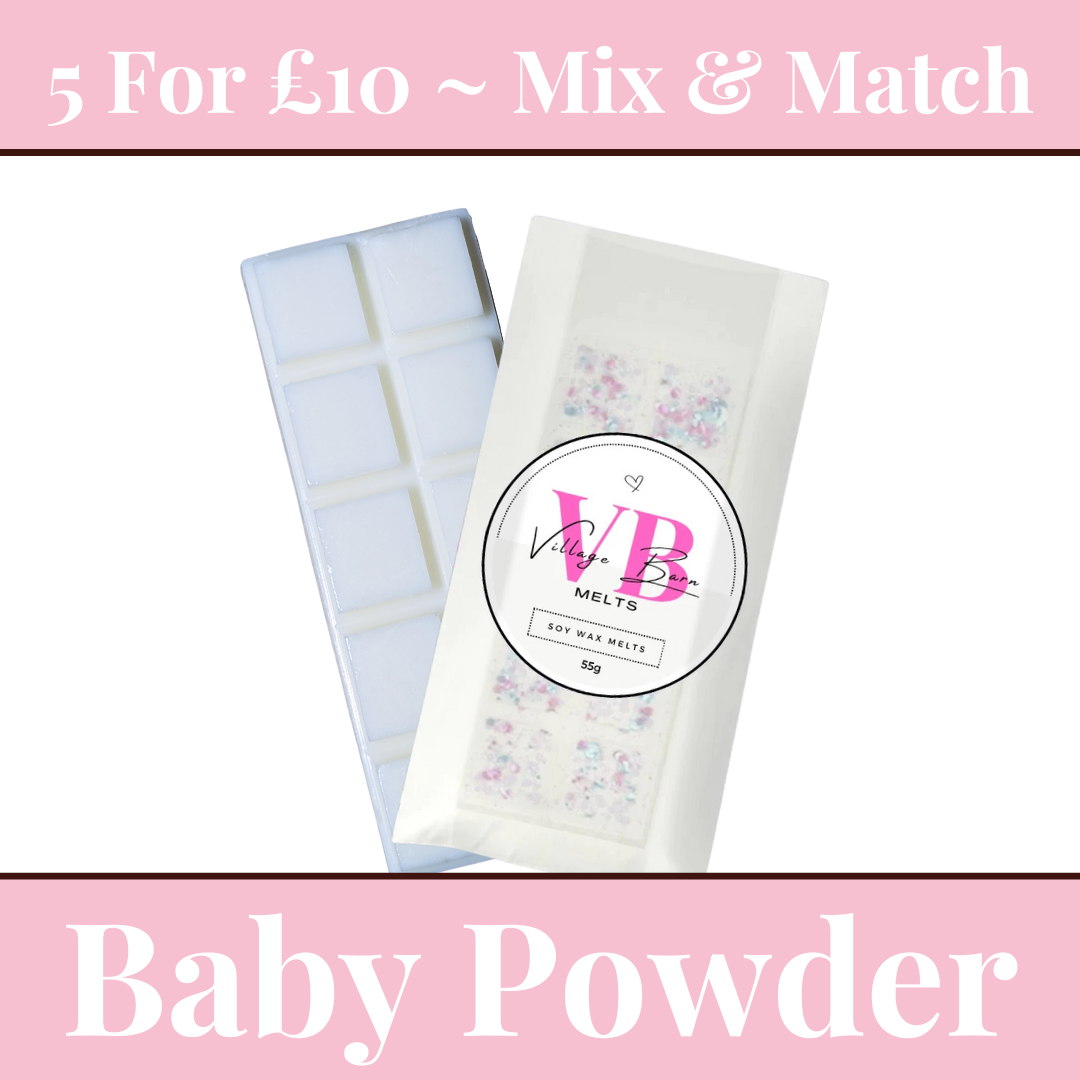 Baby Powder Snap Bar Wax Melt - Villagebarnmelts