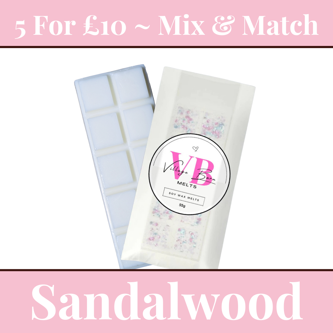 Sandalwood Snap Bar Wax Melt - Villagebarnmelts