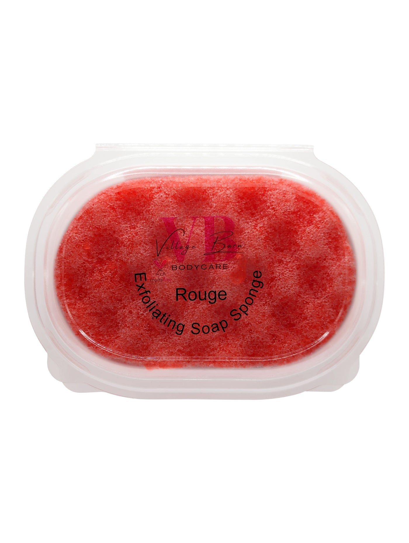 Rouge soap sponge - Villagebarnmelts