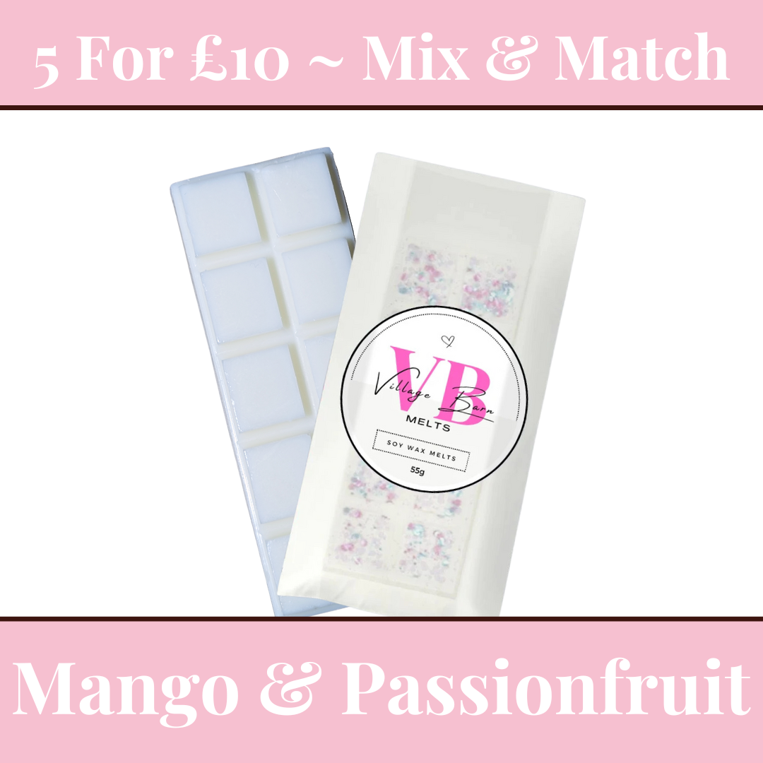 Mango & Passion Fruit Snap Bar Wax Melt - Villagebarnmelts