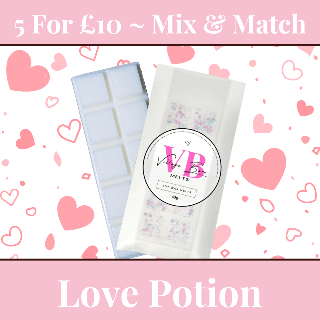 Love Potion Snap Bar Wax Melt - Villagebarnmelts