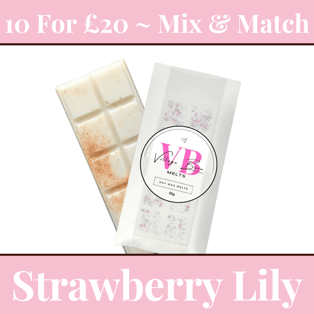 Strawberry Lily Snap Bar Wax Melt