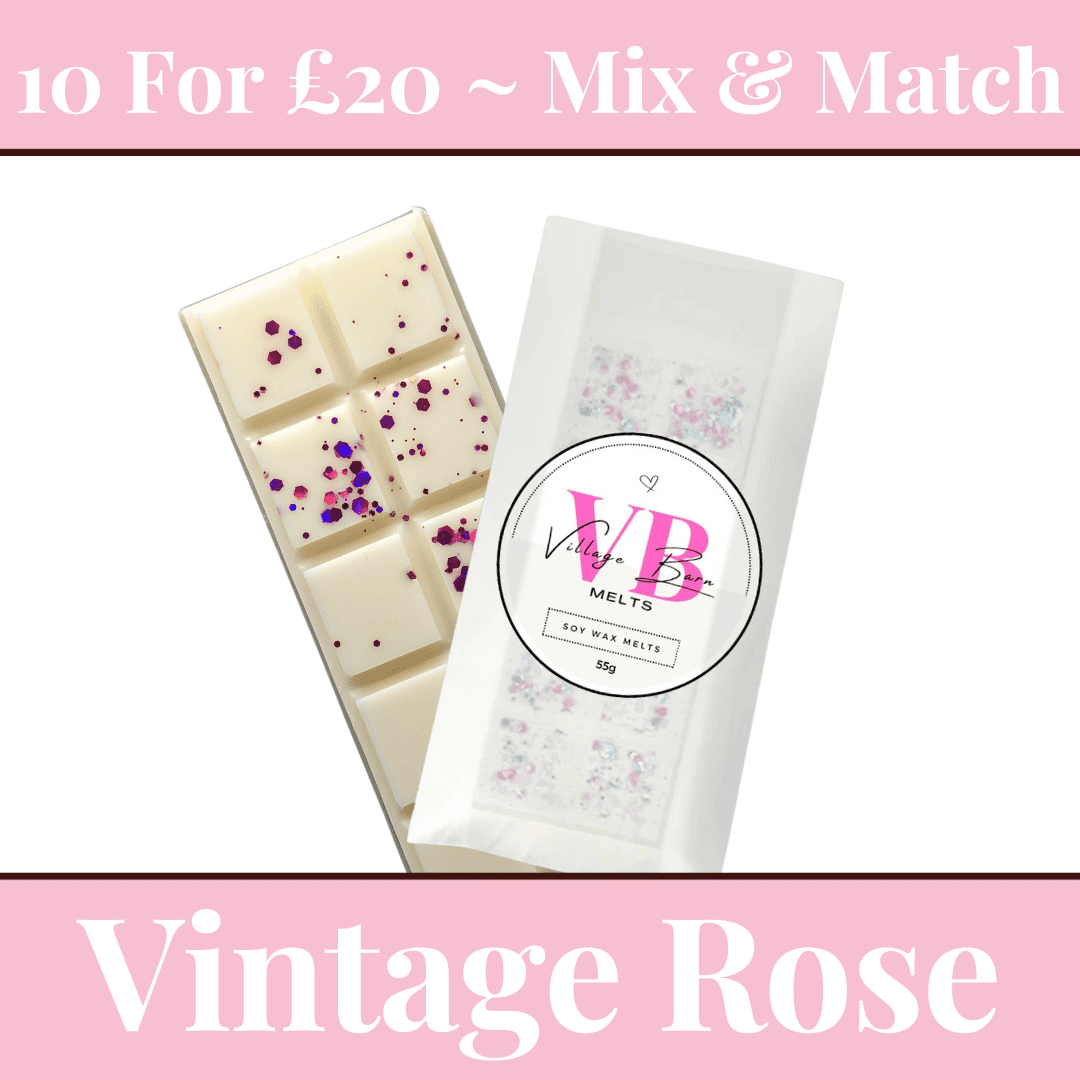 Vintage Rose Snap Bar Wax Melt