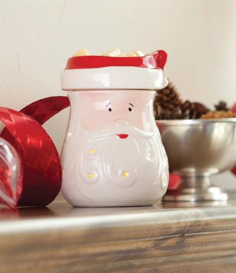 Large Santa Ceramic Wax Melter / Aroma Lamp 25w - Villagebarnmelts